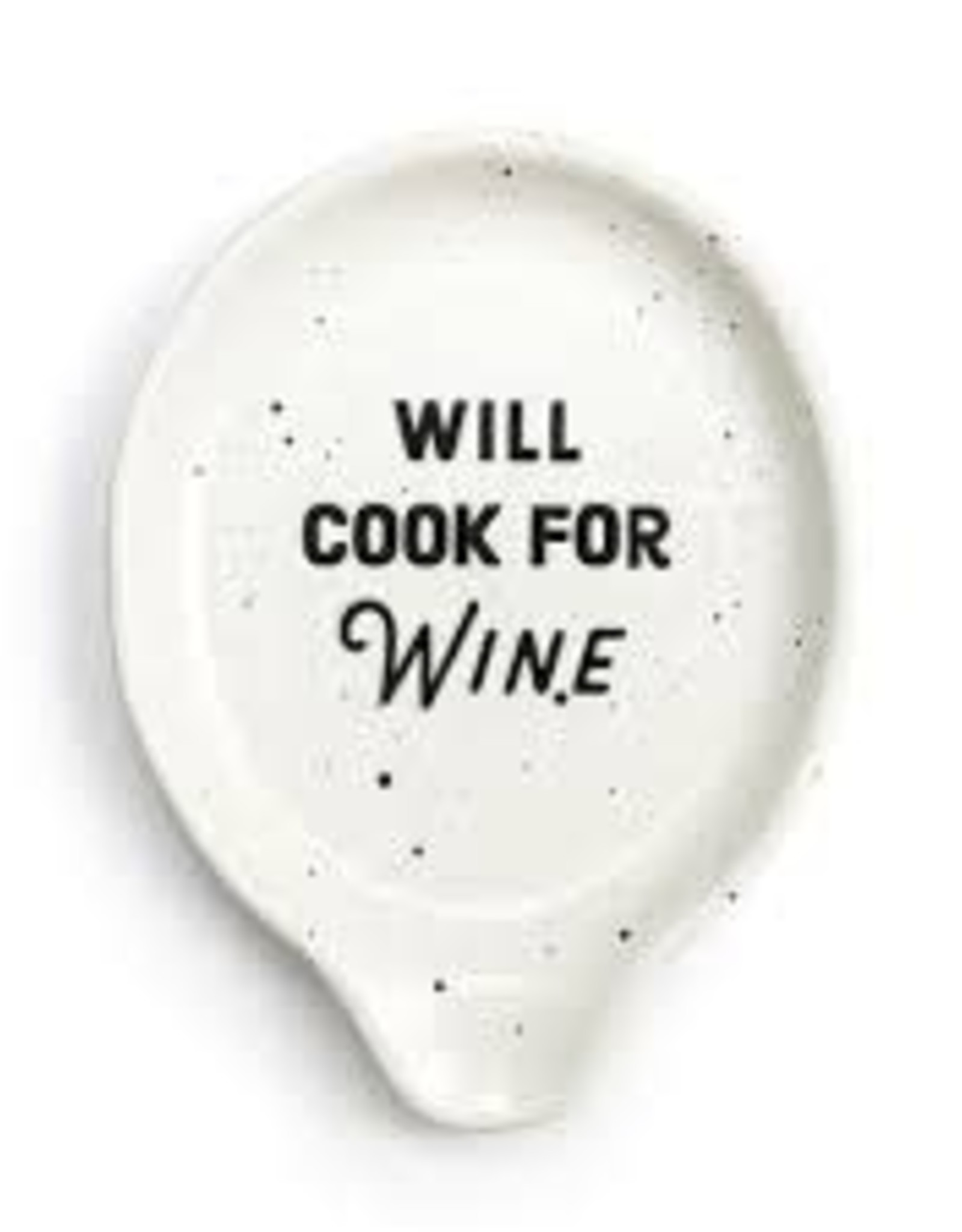 Kitchen Demdaco - Will Cook for Wine Spoon Rest