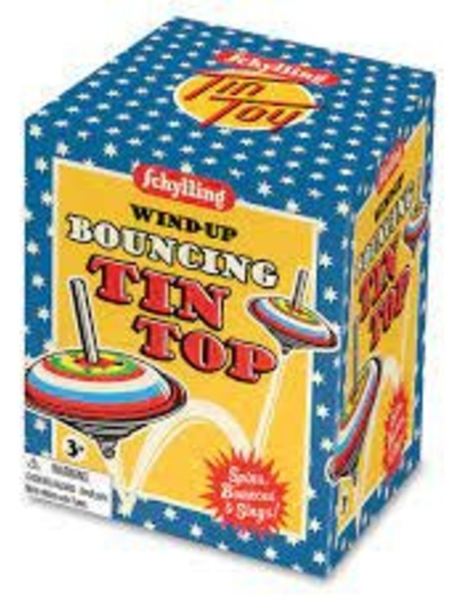 Kids Schylling - Wind Up Bouncing Tin Top