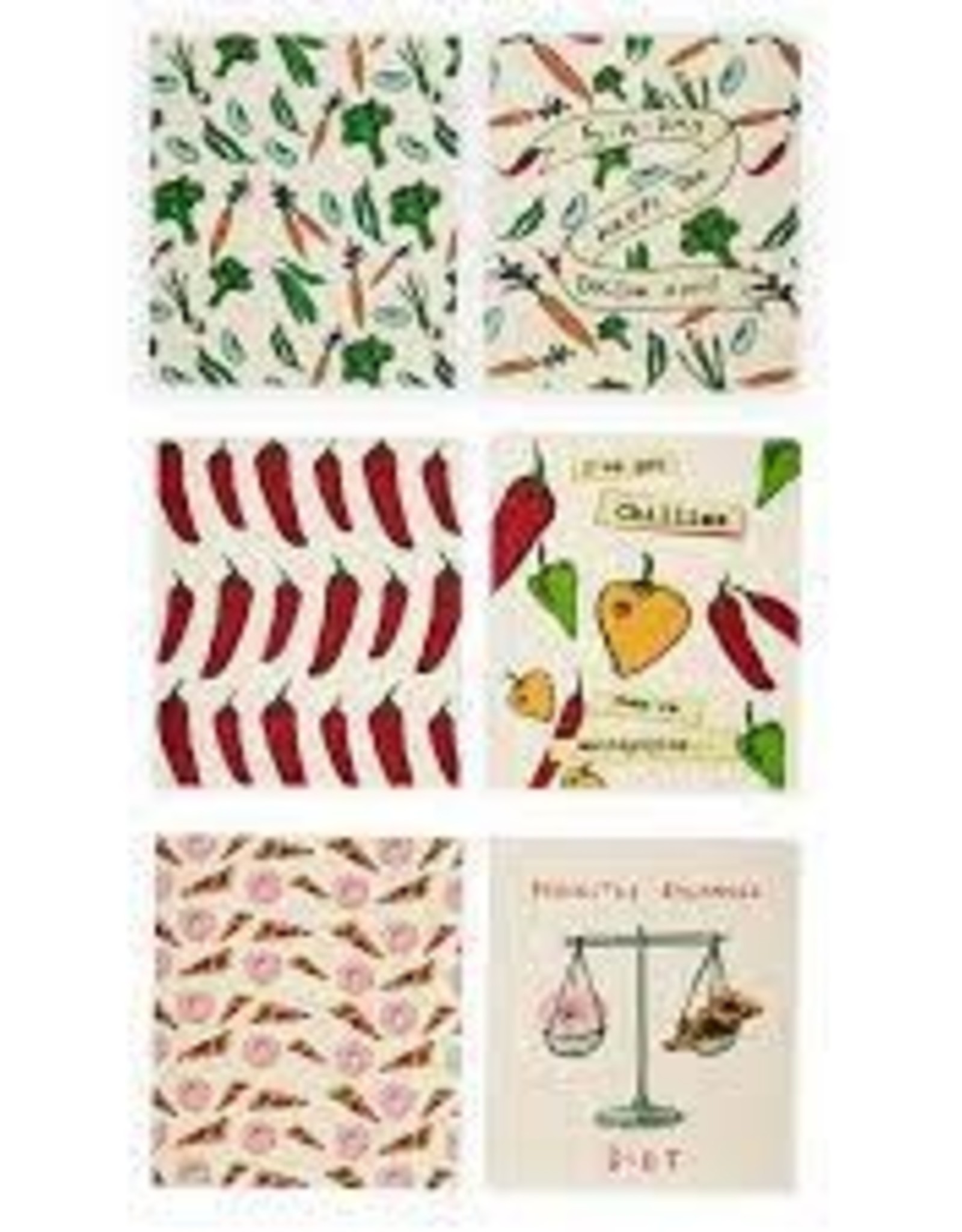 Kitchen Two's Company - Sweet and Savory  Kitchen Cloths Set of 2