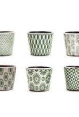 Home Goods Two's Company - Casa Verde Terracotta Pot 5 1/2"