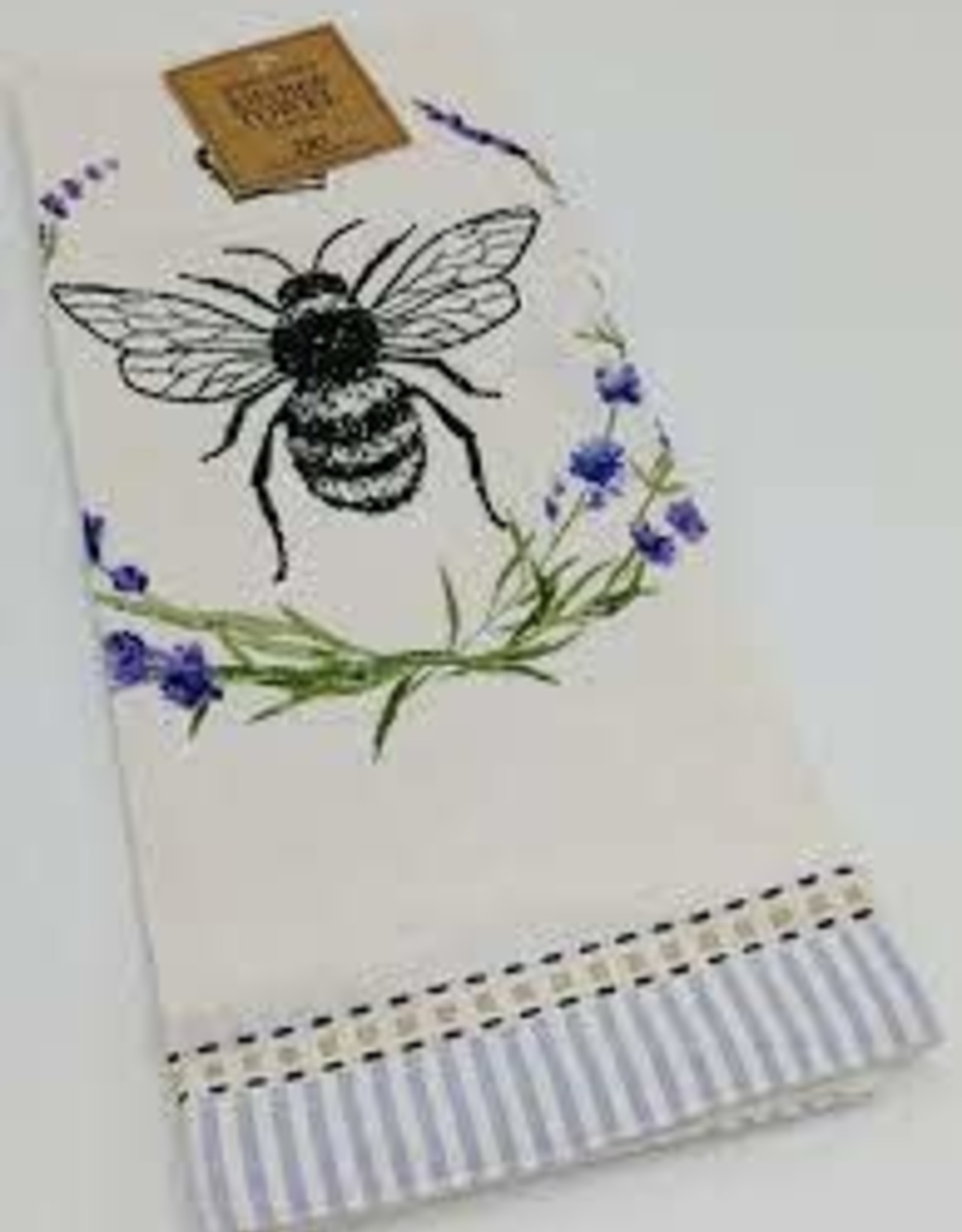 Kitchen DII - Royal Bee Embellished Dishtowel