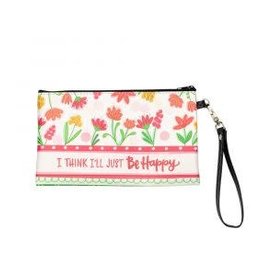 Accessories Shannon Road -  Just Be Happy Zippered Bag