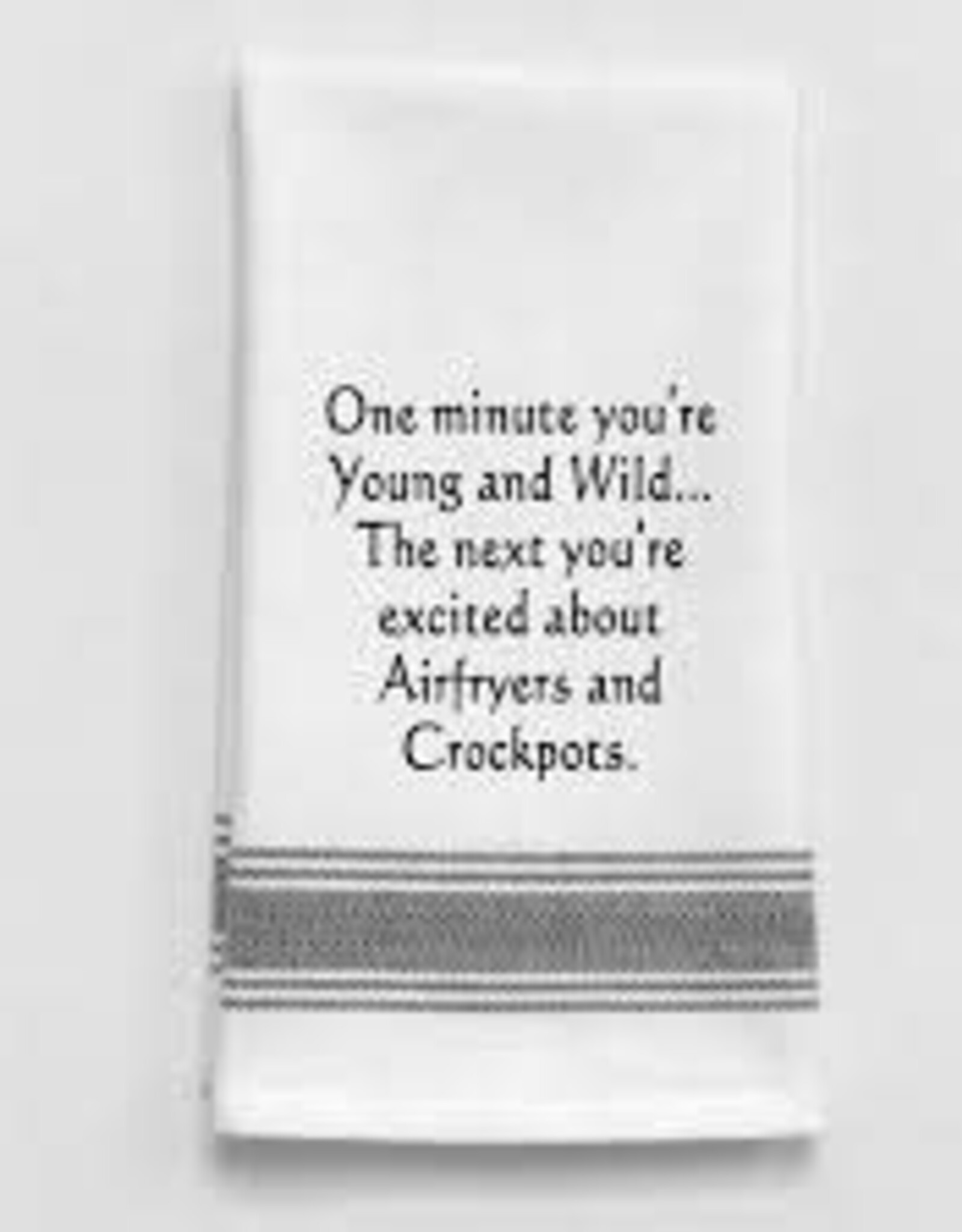 Kitchen Wild Hare - One Minute Youre Young and Wild Tea Towel