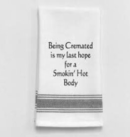 Kitchen Wild Hare -  Being Cremated is My Last Hope Tea Towel