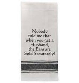Kitchen Wild Hare -  Nobody Told Me That When You Get a Husband Tea Towel