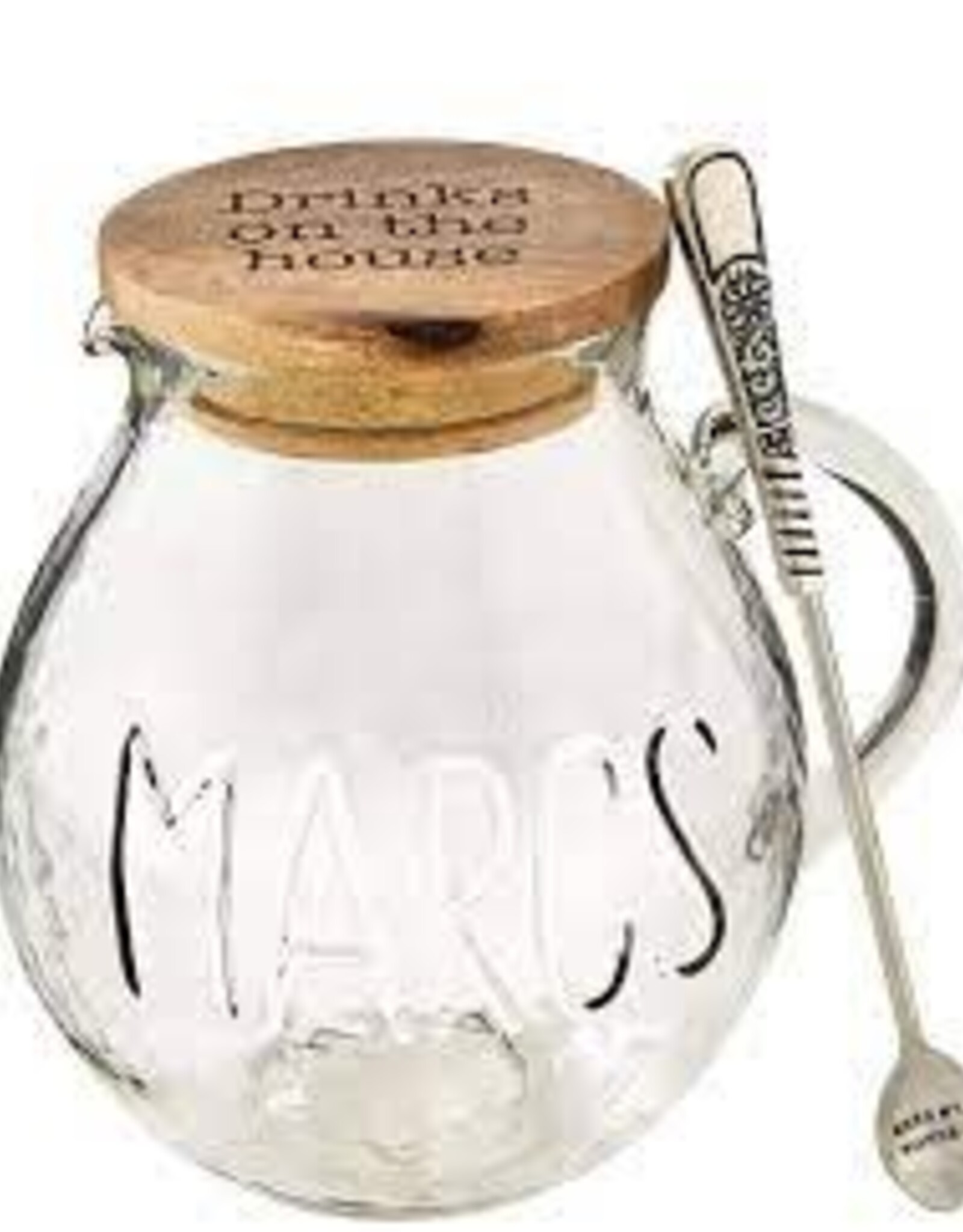Kitchen Mud Pie - Glass Margs Margarita Pitcher Set