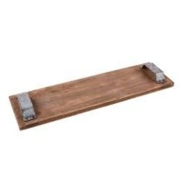 Kitchen Mud Pie - Riser Rectangle Wood Serving Board