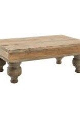 Kitchen Mud Pie - Wood Footed Serving Stand Display