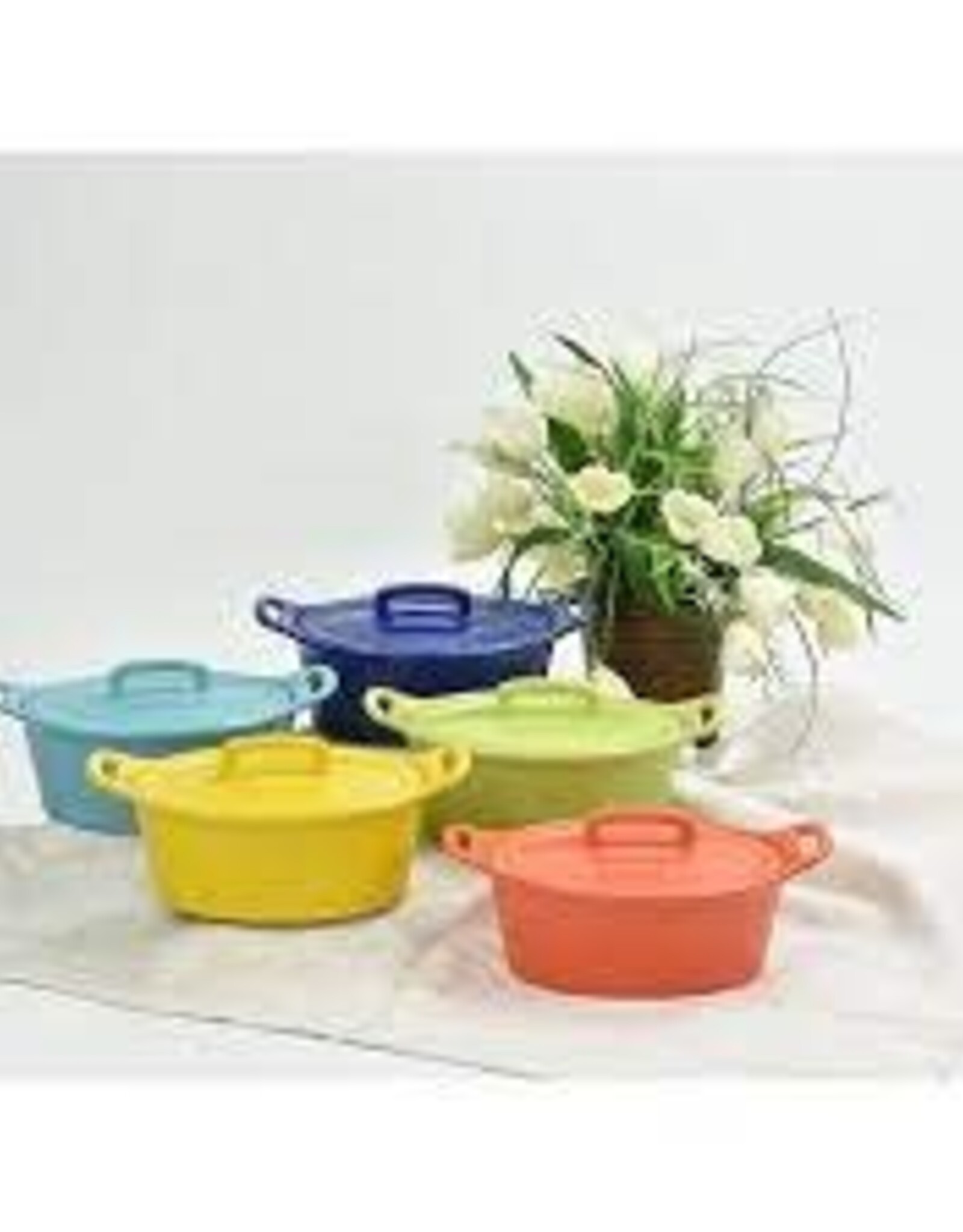 Kitchen OmniWare - Oval Baker w/Lid Citron (S)