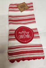 Christmas DII - Merry Christmas Embellished Dish Towel