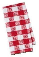 Christmas DII - Jolly Snowflake Jacquard Embellished Dish Towel