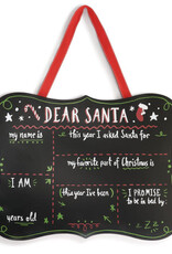 Christmas Demdaco - Dear Santa Chalkboard
