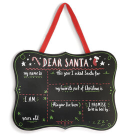 Christmas Demdaco - Dear Santa Chalkboard