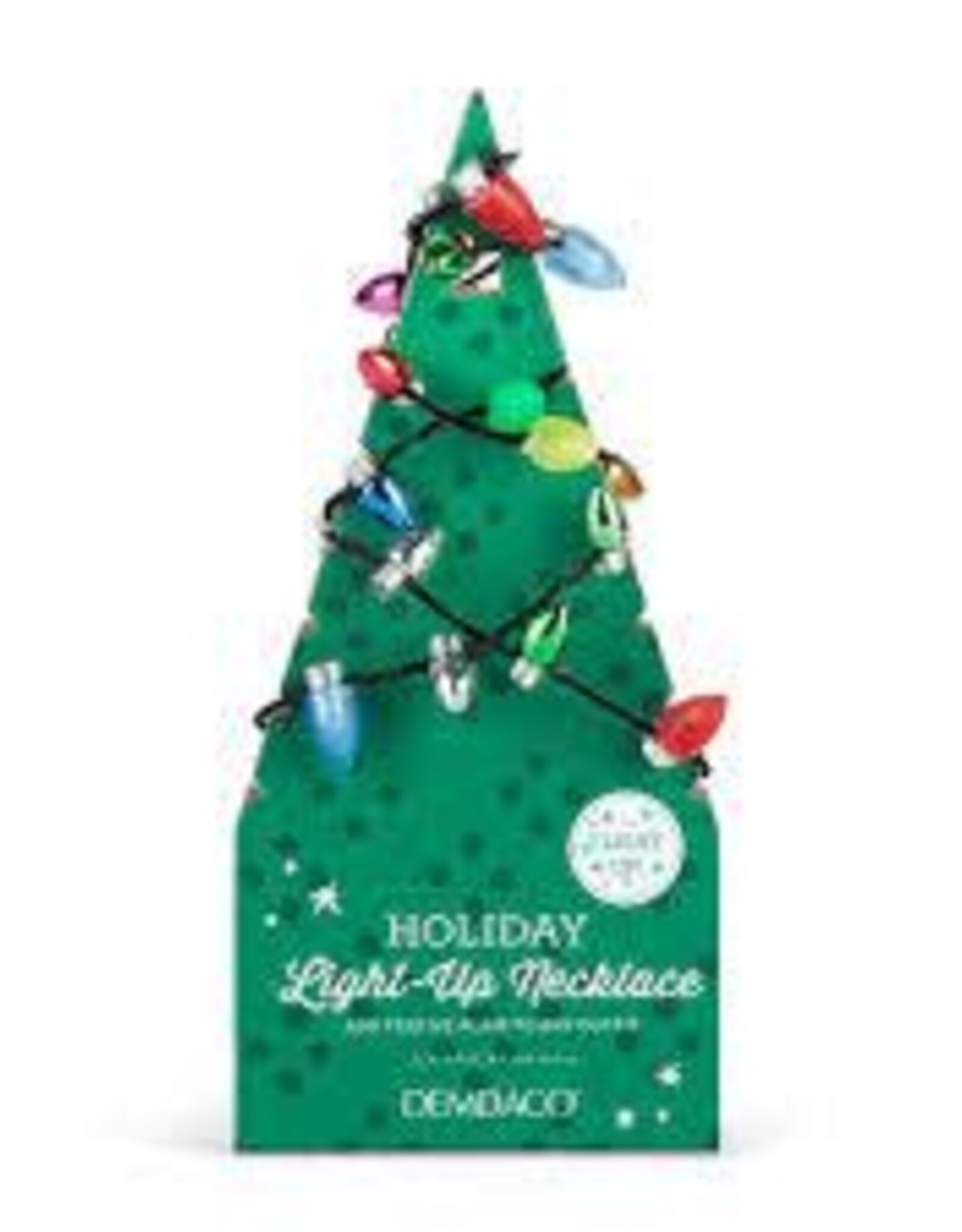 Christmas Demdaco - Holiday Light-Up Necklace