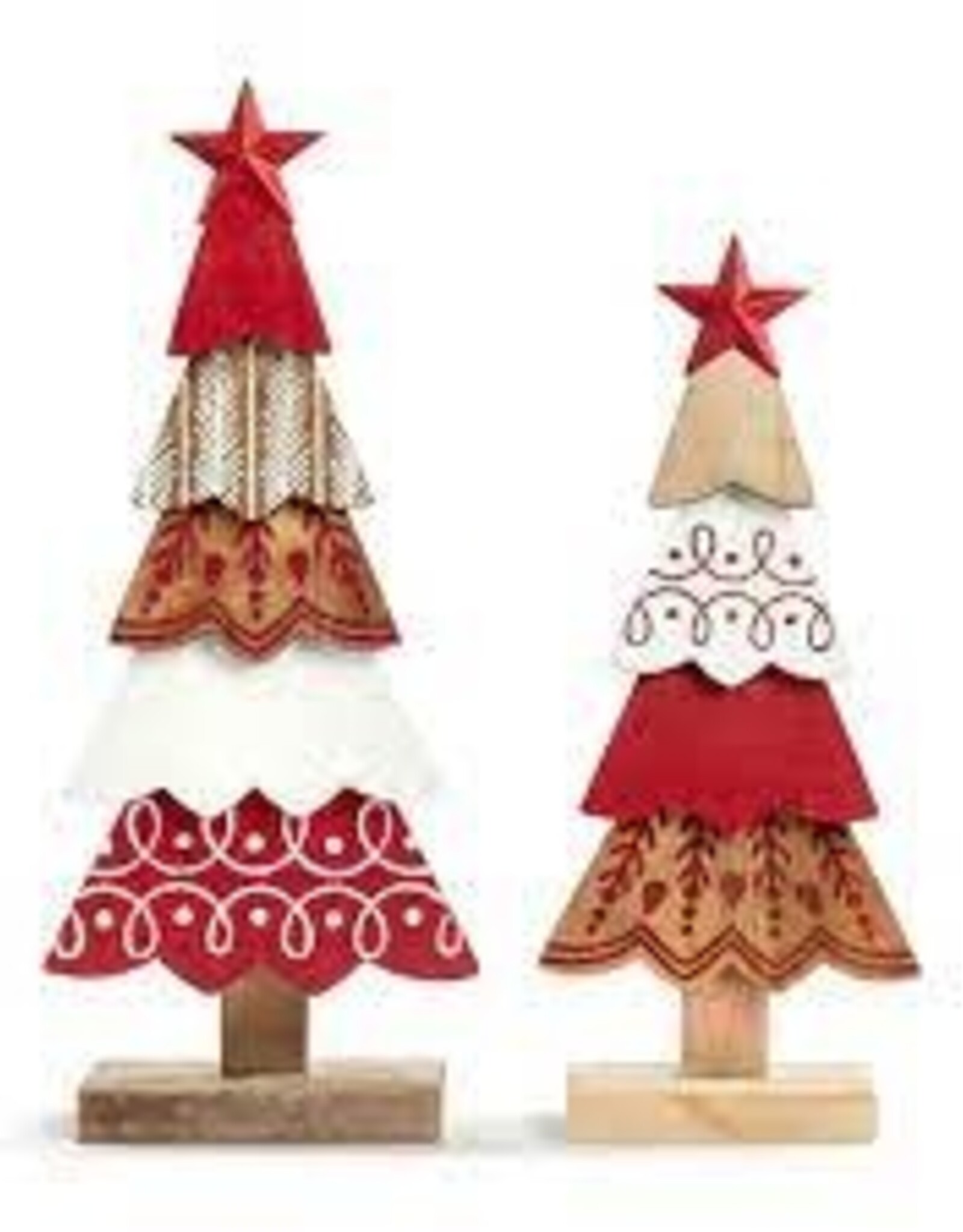 Christmas Demdaco - Wood Layered Trees