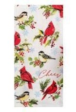 Christmas Kay Dee - Cardinal and Holly Dual Purpose Towel