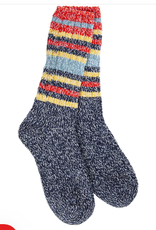 Apparel World's Softest Socks - Indigo Stripe