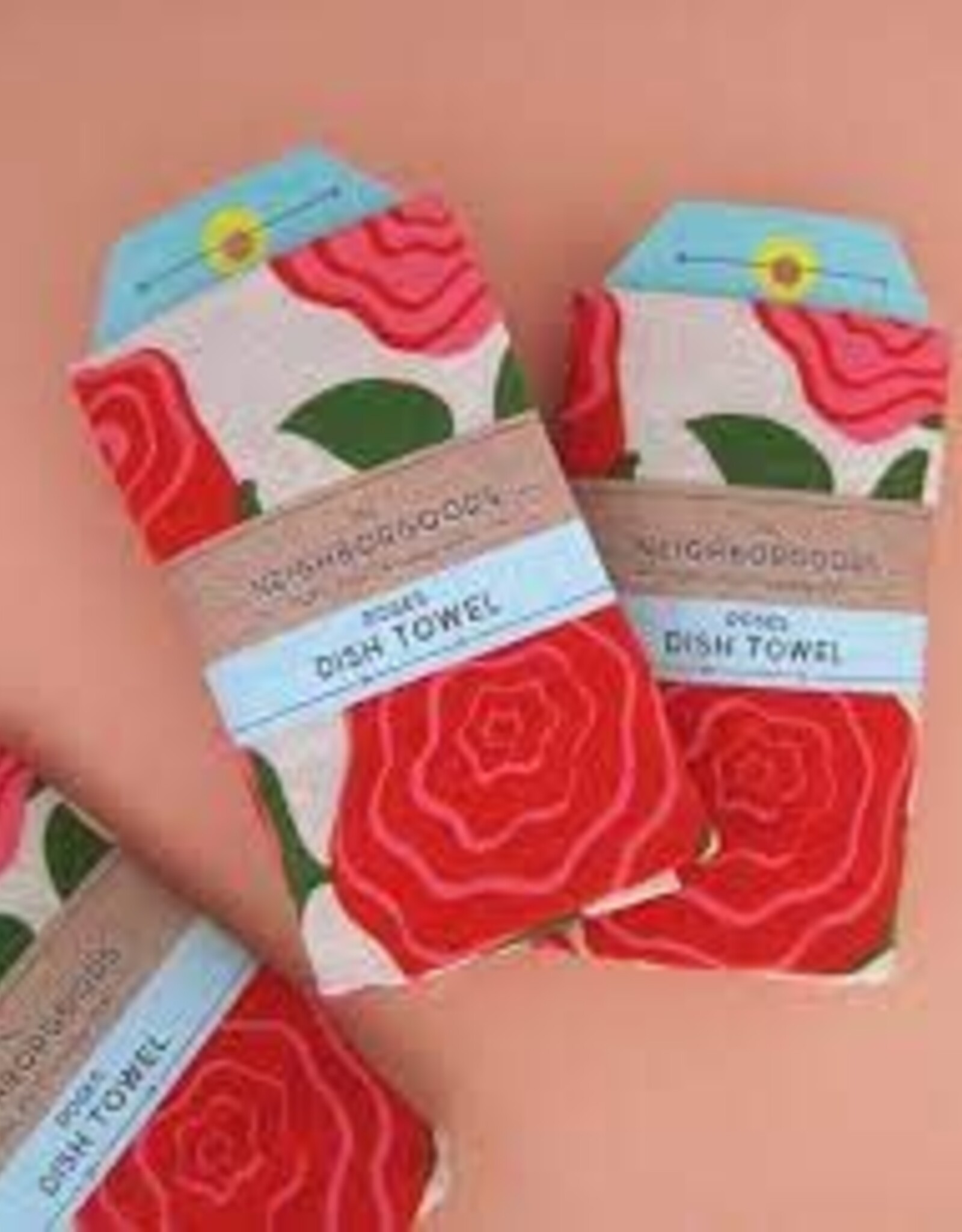 Kitchen Neighbor Goods - Dish Towel Roses