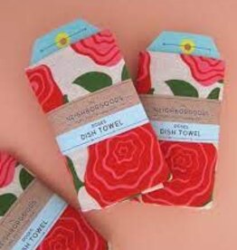 Kitchen Neighbor Goods - Dish Towel Roses
