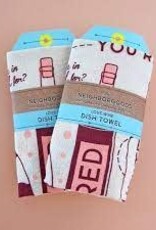 Kitchen Neighbor Goods - Dish Towel Love Wine