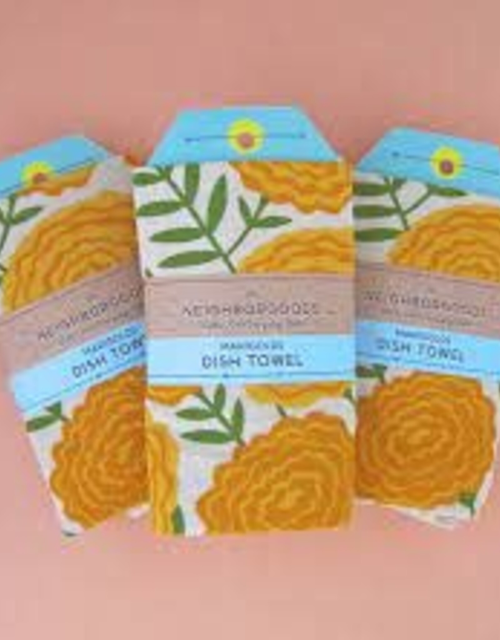 Kitchen Neighbor Goods - Dish Towel Marigolds