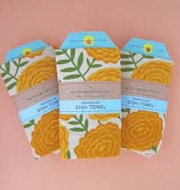 Kitchen Neighbor Goods - Dish Towel Marigolds