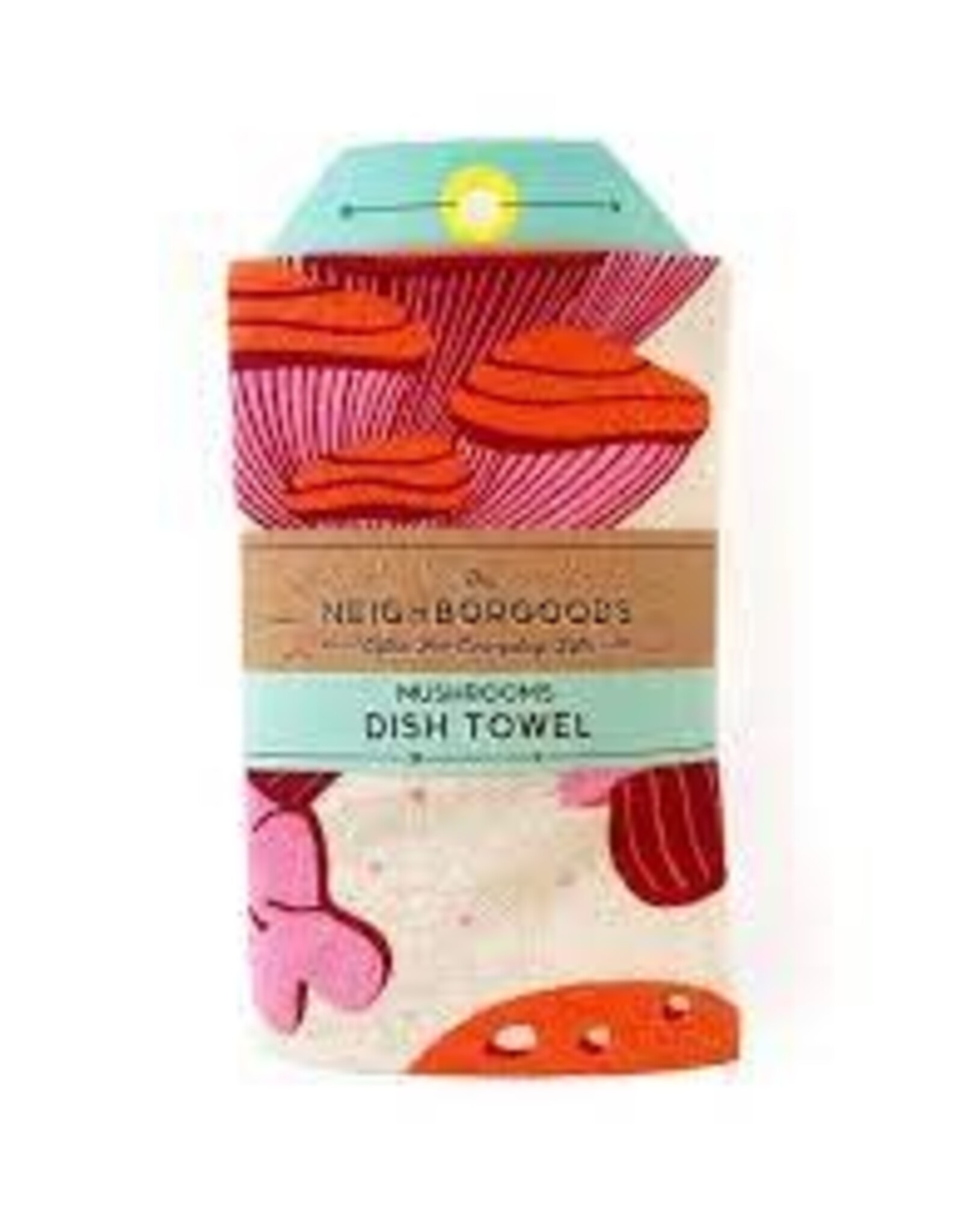 Kitchen Neighbor Goods - Dish Towel Mushrooms
