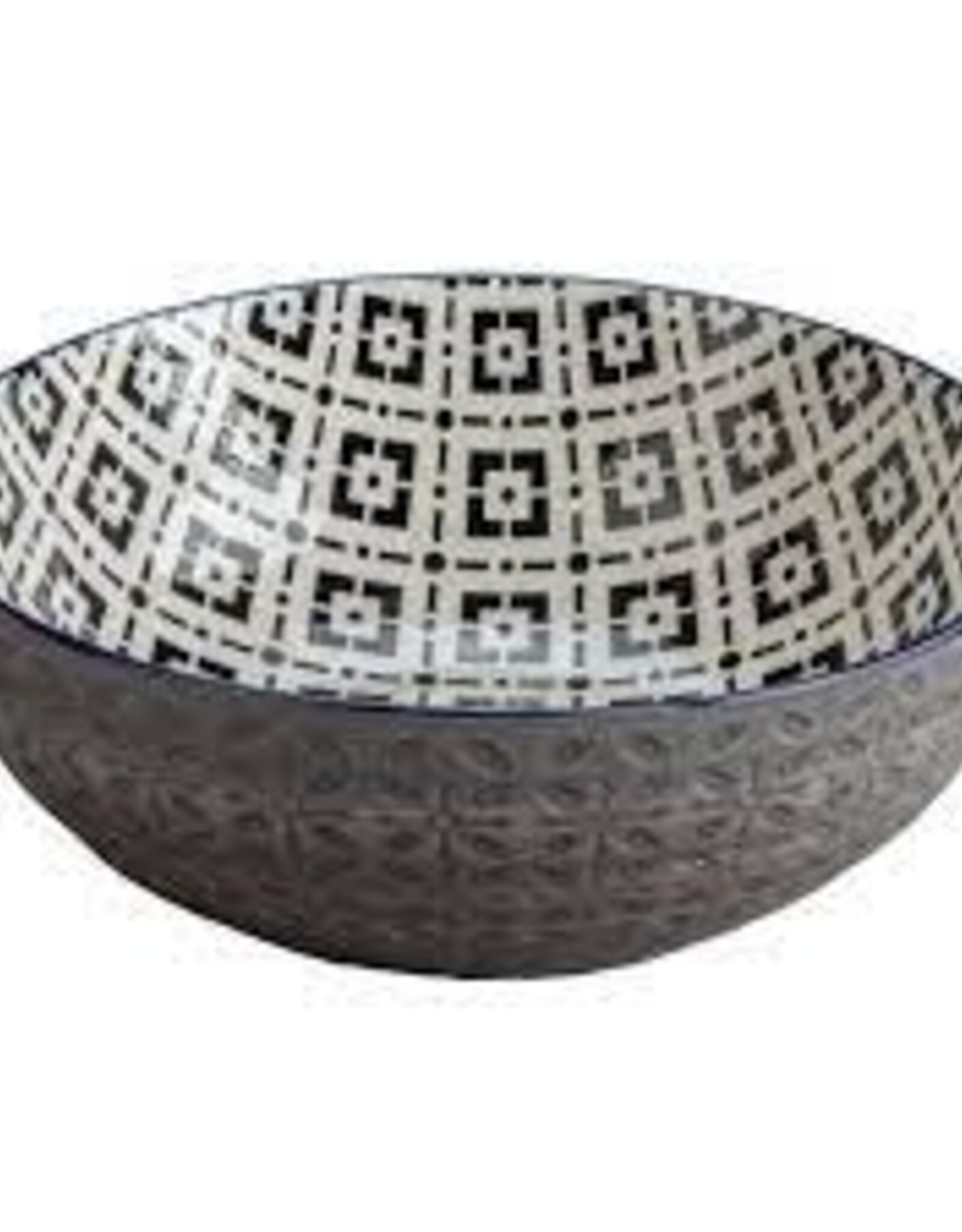 Kitchen BIA - Birgit Bowl 6" Grey Squares
