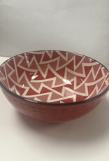 Kitchen BIA - Birgit Bowl 6" Red Zig Zag