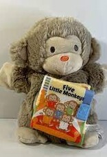 Kids Demdaco - Five Little Monkeys Puppet Book