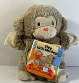 Kids Demdaco - Five Little Monkeys Puppet Book
