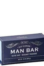 Mens Man Bar (San Francisco Soap Co) - Man Bar Silver Sage & Bergamot 10oz