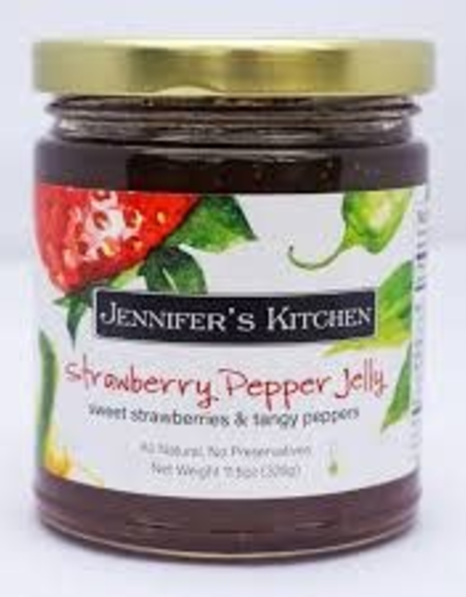 Food & Beverage Jennifer's Kitchen - Strawberry Pepper Jelly 4.67 oz.