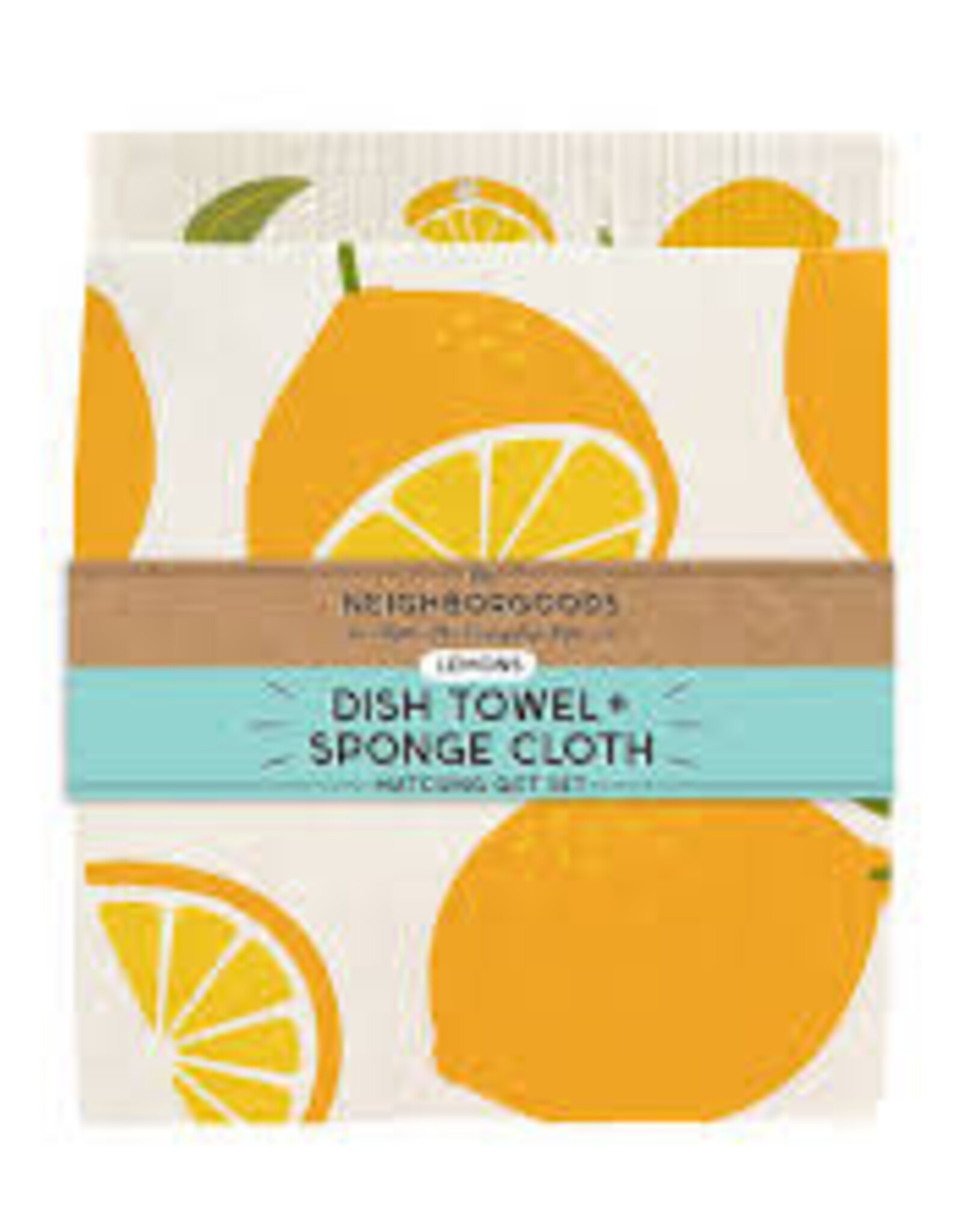 Kitchen Neighbor Goods - Dish Towel + Sponge Cloth Lemons
