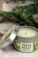 Christmas Greenwich Bay - Fresh Holly Tin Candle 4oz