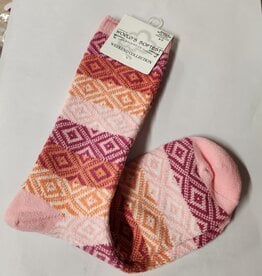 Apparel World's Softest Socks Pink Multi