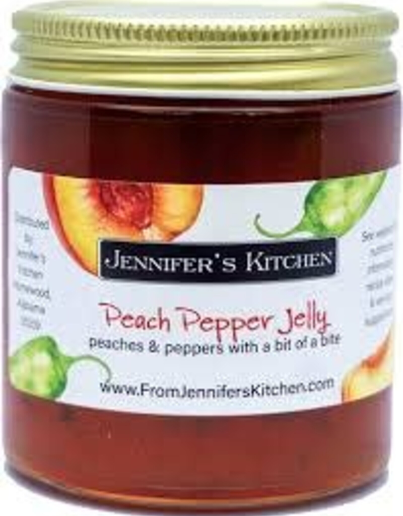 Food & Beverage Jennifer's Kitchen - Peach Pepper Jelly 11.5 oz.