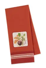 Christmas DII - Plum Botanical Embellished Towel