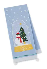 Christmas DII - Snowglobe Friend Embellished Kitchen Towel
