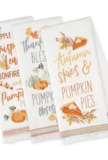 Fall DII - Autumn Afternoon Printed Dishtowels Assorted