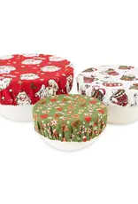 Christmas DII - Holly Jolly Reusable Dish Covers Set of 3
