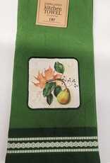Christmas DII - Pear Botanical Embellished Dishtowel
