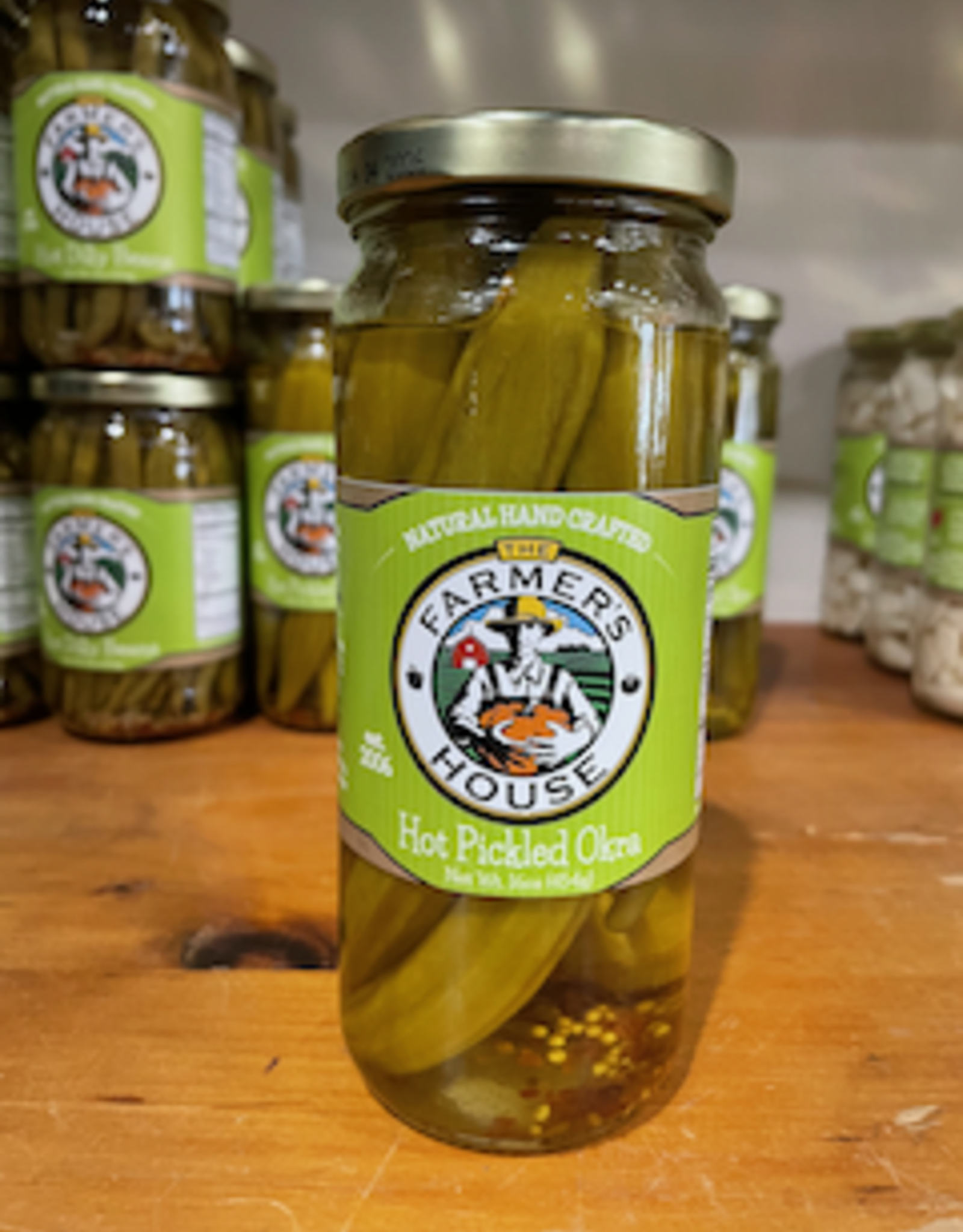 Staple Jars TFH -Pickled Okra - HOT