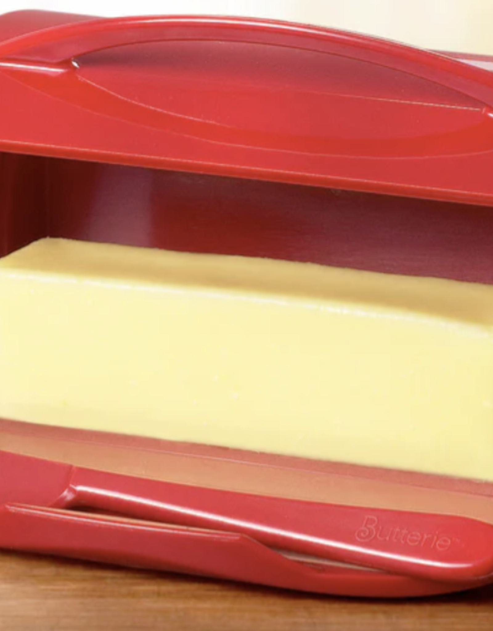 Kitchen Kitchen Concepts - Butterie Butter Dish Red