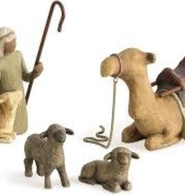 Christmas Demdaco - Willow Tree Shepherd and Stable Animals