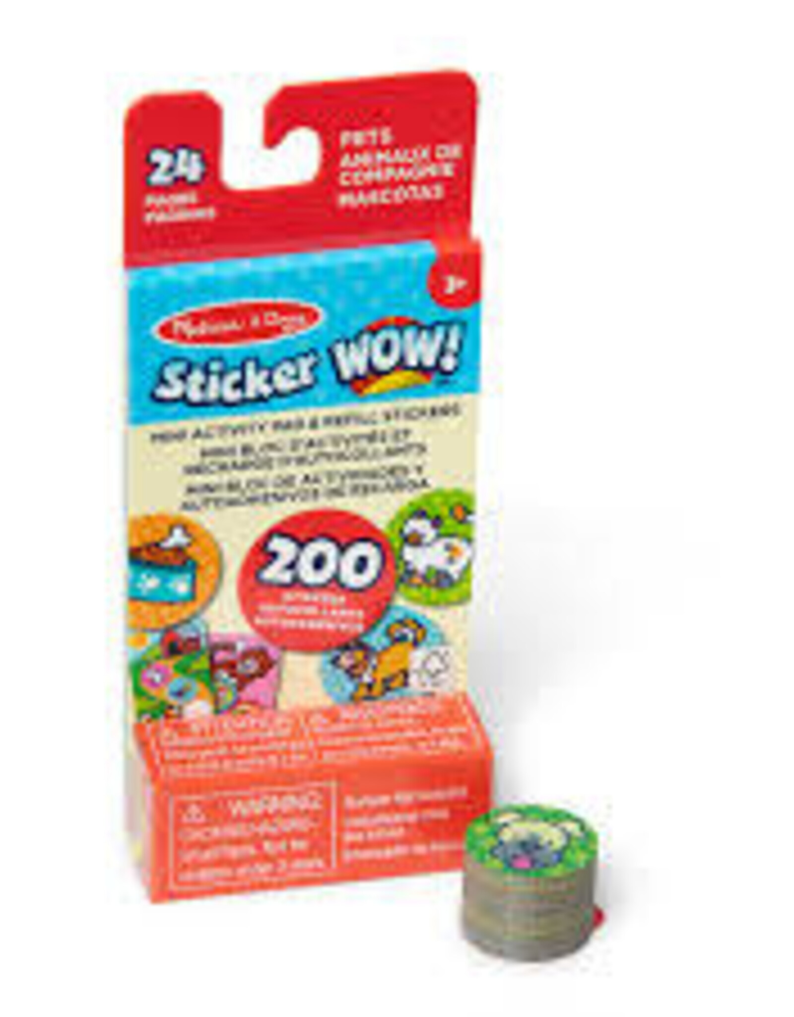 Kids Melissa & Doug -  Sticker Wow Mini Activity Pad & Refill Stickers Pets