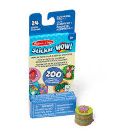 Kids Melissa & Doug -  Sticker Wow Mini Activity Pad & Refill Stickers Surprise Pack 1