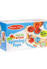 Kids Melissa & Doug - Match & Push Spinning Tops