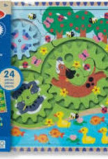Kids Melissa & Doug - Animal Chase Eye Spy Wooden Gear Puzzle