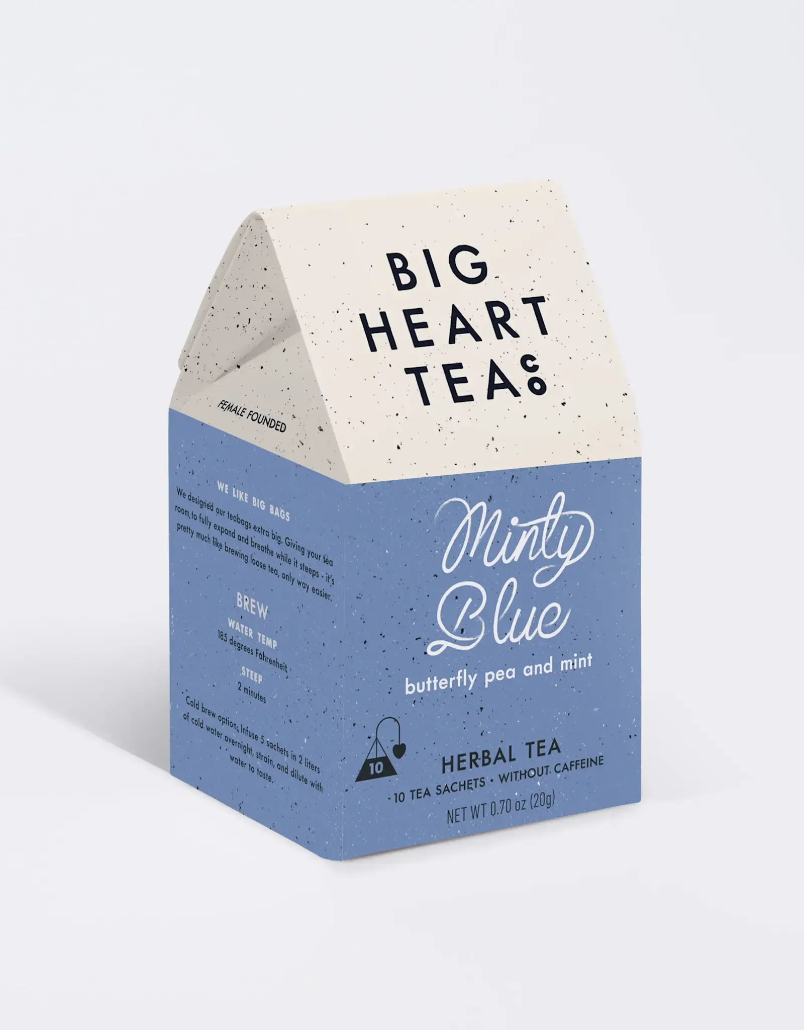 Food & Beverage Big Heart Tea - Minty Blue Herbal Tea 10 ct tea bags